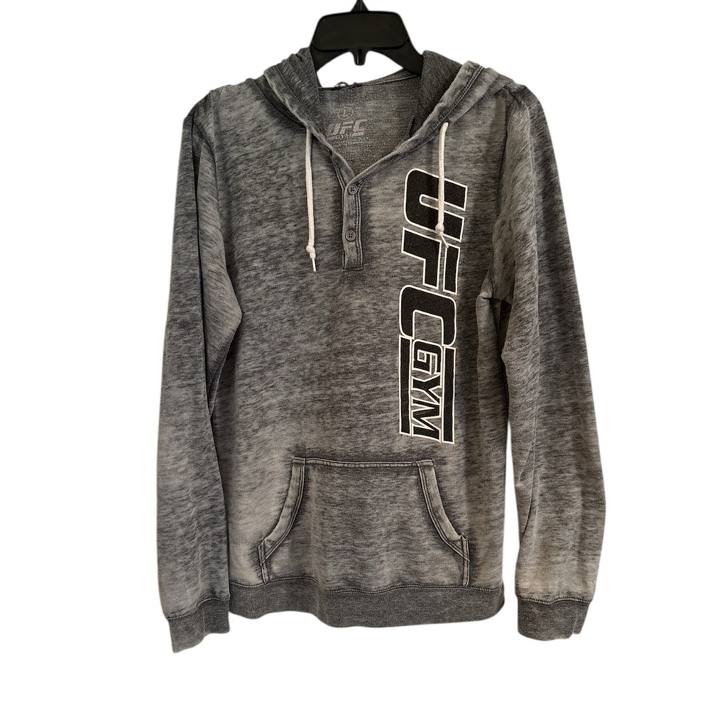 UFC Gray Lightweight Casual Hoodie L